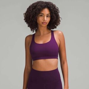 Lululemon Deep Purple Energy Sports Bra Size 8